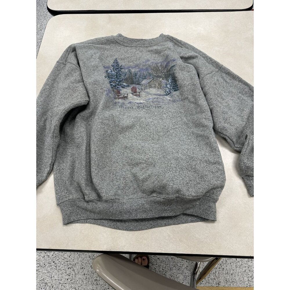 Northern Reflections Winter Reflections Sweatshirt Heather Gray Size L